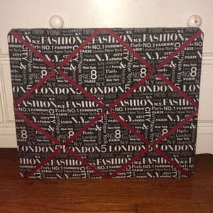 Tack & picture board.